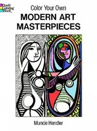 Book Cover for Color Your Own Modern Art Masterpieces by Muncie Hendler