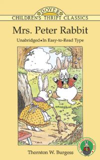 Book Cover for Mrs. Peter Rabbit by Thornton W Burgess, Thea Kliros