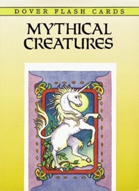 Book Cover for Mythical Creatures Flash Cards by Marty Noble