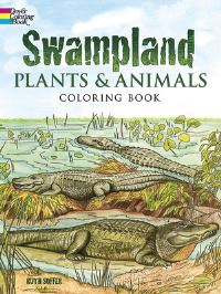 Book Cover for Swampland Plants and Animals Coloring Book by Ruth Soffer