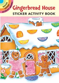 Book Cover for Gingerbread House Sticker Activity Book by Cathy Beylon