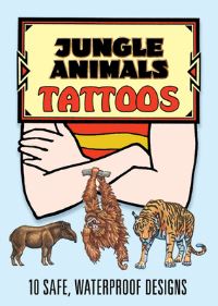 Book Cover for Jungle Animals Tattoos by Dianne GaspasEttl