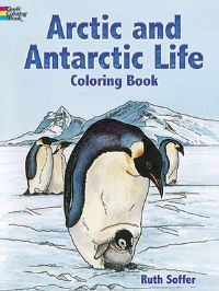 Book Cover for Arctic and Antarctic Life Coloring Book by Ruth Soffer