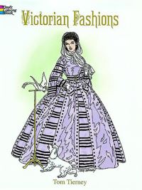 Book Cover for Victorian Fashions Coloring Book by Tom Tierney
