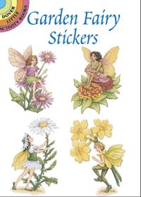 Book Cover for Garden Fairy Stickers by Darcy May