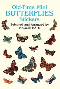 Book Cover for Old-Time Mini Butterflies Stickers by Maggie Kate