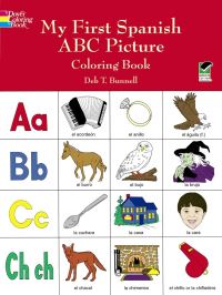 Book Cover for My First Spanish ABC Picture Coloring Book by Deb T Bunnell