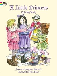 Book Cover for A Little Princess Coloring Book by Frances Hodgson Burnett