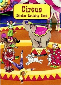 Book Cover for Circus Sticker Activity Book by Cathy Beylon