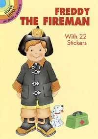 Book Cover for Freddy the Fireman Paper Doll by Beylon