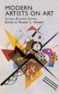 Book Cover for Modern Artists on Art by Robert L Herbert