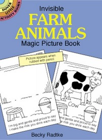 Book Cover for Invisible Farm Animals Magic Pictur by Radtke