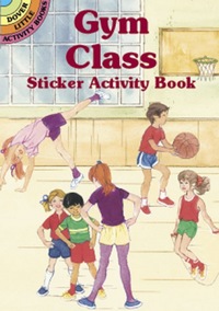 Book Cover for Gym Class Sticker Activity Book by Barbara Steadman
