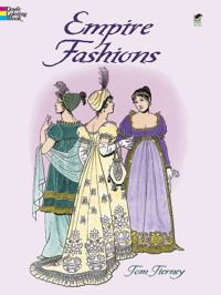 Book Cover for Empire Fashions Colouring Book by Tom Tierney