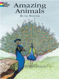 Book Cover for Amazing Animals Coloring Book by Ruth Soffer