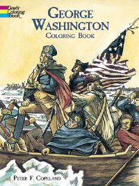 Book Cover for George Washington Coloring Book by Peter F Copeland