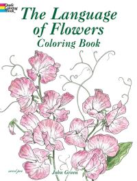 Book Cover for The Language of Flowers Coloring Book by John Green