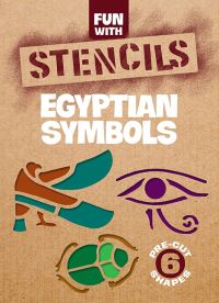 Book Cover for Fun With Egyptian Symbols Stencils by Ellen Harper