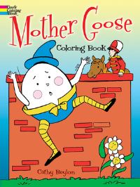 Book Cover for Mother Goose Colouring Book by Cathy Beylon