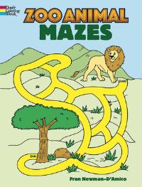 Book Cover for Zoo Animal Mazes by Fran NewmanDAmico