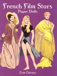 Book Cover for French Film Stars Paper Dolls by Tom Tierney