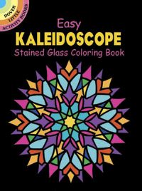 Book Cover for Easy Kaleidoscope Stained Glass Coloring Book by A G Smith