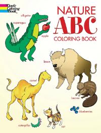 Book Cover for Nature ABC Coloring Book by Cathy Beylon