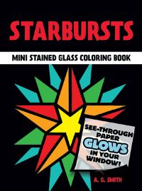 Book Cover for Starbursts Stained Glass Coloring Book by A G Smith