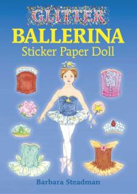 Book Cover for Glitter Ballerina Sticker Paper Doll by Barbara Steadman