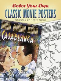 Book Cover for Color Your Own Classic Movie Posters by Marty Noble