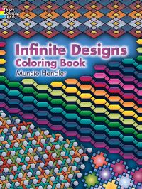 Book Cover for Infinite Designs Coloring Book by Muncie Hendler