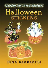 Book Cover for Glow-In-The-Dark Halloween Stickers by Nina Barbaresi