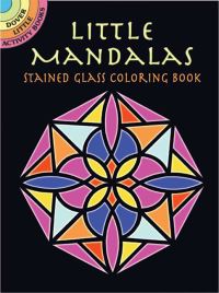 Book Cover for Mini Mandalas Stained Glass Coloring Book by A G Smith