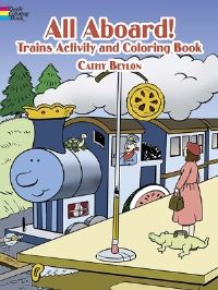 Book Cover for All Aboard! Trains by Cathy Beylon