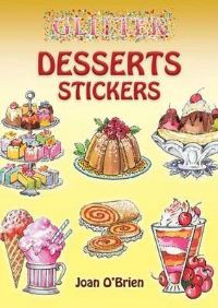 Book Cover for Glitter Desserts Stickers by Joan OBrien