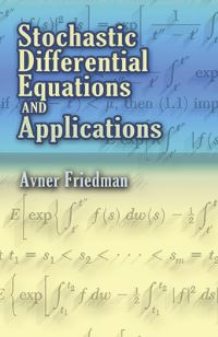 Book Cover for Stochastic Differential Equations and Applications by Avner Friedman