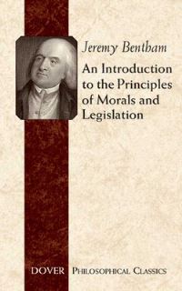 Book Cover for An Introduction to the Principles of Morals and Legislation by Jeremy Bentham
