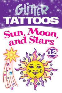 Book Cover for Glitter Tattoos Sun, Moon, Stars by Anna Pomaska