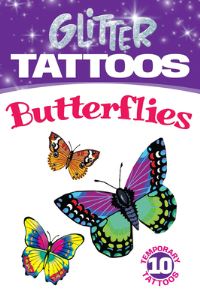 Book Cover for Glitter Tattoos Butterflies by Jan Sovak