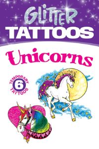 Book Cover for Glitter Tattoos Unicorns by Christy Shaffer