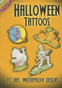 Book Cover for Halloween Tattoos by Cathy Beylon