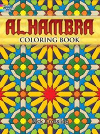 Book Cover for Alhambra Coloring Book by Nick Crossling