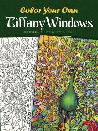 Book Cover for Color Your Own Tiffany Windows by Marty Noble