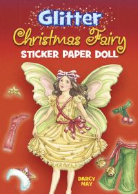 Book Cover for Glitter Christmas Fairy Sticker Paper Doll by Darcy May