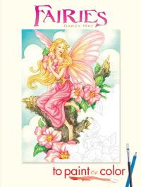 Book Cover for Fairies to Paint or Color by Darcy May