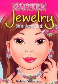 Book Cover for Glitter Jewelry Sticker Activity Book by Robbie Stillerman