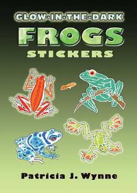 Book Cover for Glow-In-The-Dark Frogs Stickers by Patricia J Wynne