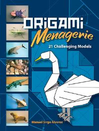Book Cover for Origami Menagerie by Manuel Sirgo Álvarez