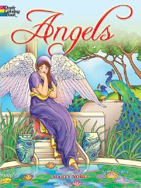 Book Cover for Angels Coloring Book by Marty Noble