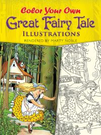 Book Cover for Color Your Own Great Fairy Tale Illustrations by Marty Noble